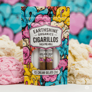 Earthshine Organics Cigarillos THCa Blunts - Ice Cream Gelato (2ct)