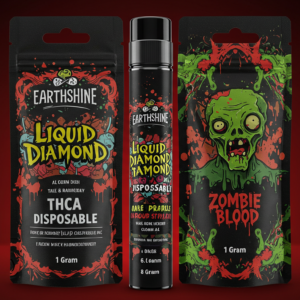Earthshine Organics Liquid Diamond THCA Disposable 1G