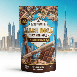 Earthshine Organics Hash Hole THCa Pre-Roll - Dubai Chocolate 2G