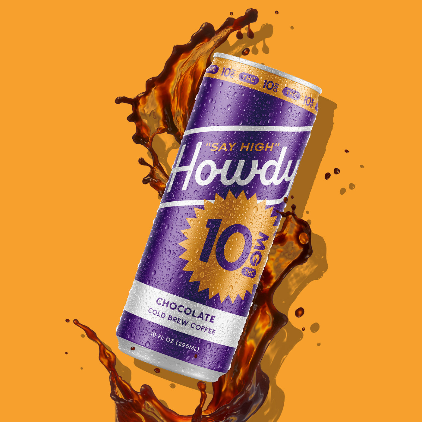 Howdy 10mg THC Cold Brew Coffee - Chocolate