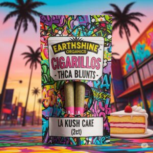 Earthshine Organics Cigarillos THCa Blunts - LA Kush Cake (2ct)