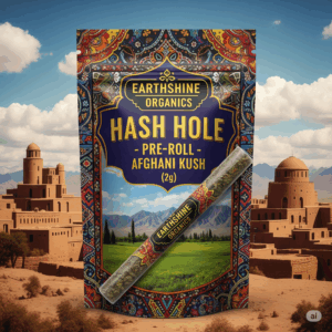 Earthshine Organics Hash Hole THCa Pre-Roll - Afghani Kush 2G