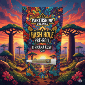 Earthshine Organics Hash Hole THCa Pre-Roll - Africana Kush 2G