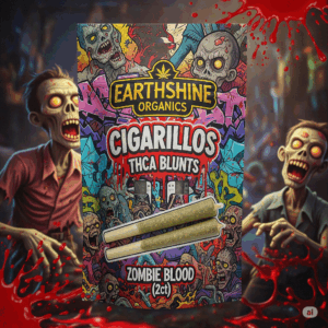 Earthshine Organics Cigarillos THCa Blunts - Zombie Blood (2ct)