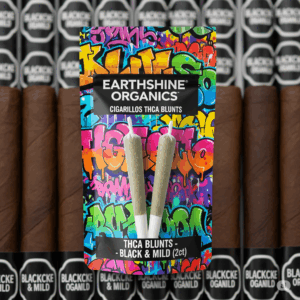 Earthshine Organics Cigarillos THCa Blunts - Black & Mild (2ct)