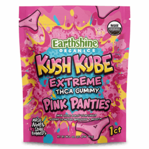 Earthshine Organics Kush Kube Extreme THCa Gummy - Pink Panties 🩷 1ct