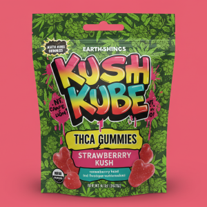 Earthshine Organics Kush Kube Extreme THCa Gummy - Strawberry Kush 🍓 1ct