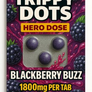 Trippy Dots Hero Dose - Blackberry Buzz (1800mg)