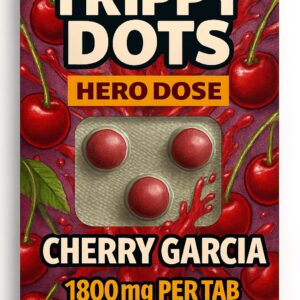 Trippy Dots Hero Dose - Cherry Garcia 🍒 (1800mg)