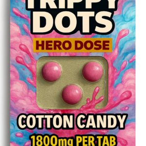 Trippy Dots Hero Dose - Cotton Candy (1800mg)