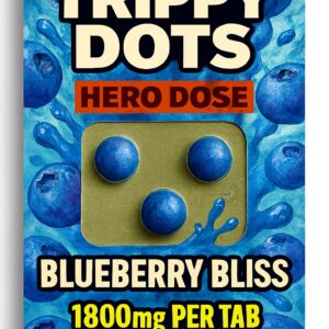 Trippy Dots Hero Dose - Blueberry Bliss (1800mg)