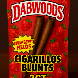 Dabwoods Cigarillos THCA Blunts - Strawberry Fields 🍓 (2ct)