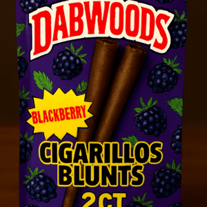 Dabwoods Cigarillos THCA Blunts - Blackberry (2ct)