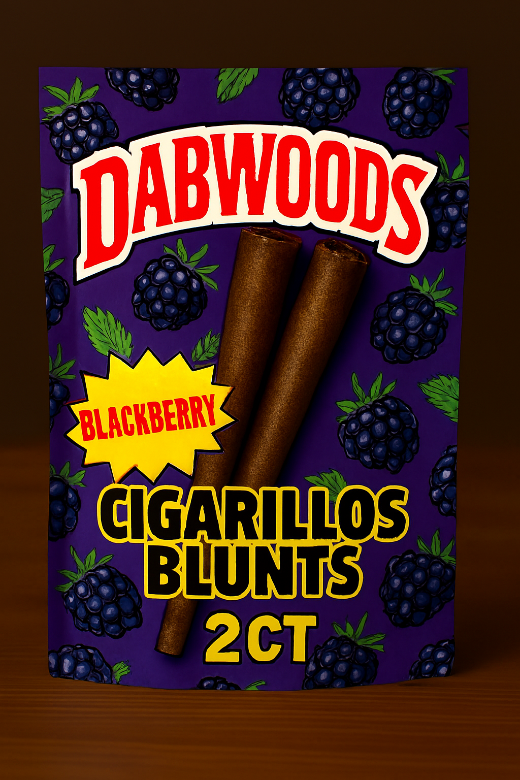 Dabwoods Cigarillos THCA Blunts - Dark Stout (2ct) - Image 2