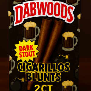 Dabwoods Cigarillos THCA Blunts - Dark Stout (2ct)