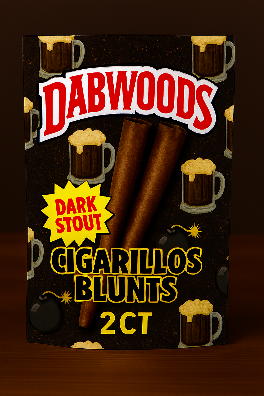 Dabwoods Cigarillos THCA Blunts - Dark Stout (2ct)