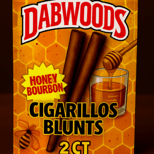 Dabwoods Cigarillos THCA Blunts - Honey Bourbon (2ct)