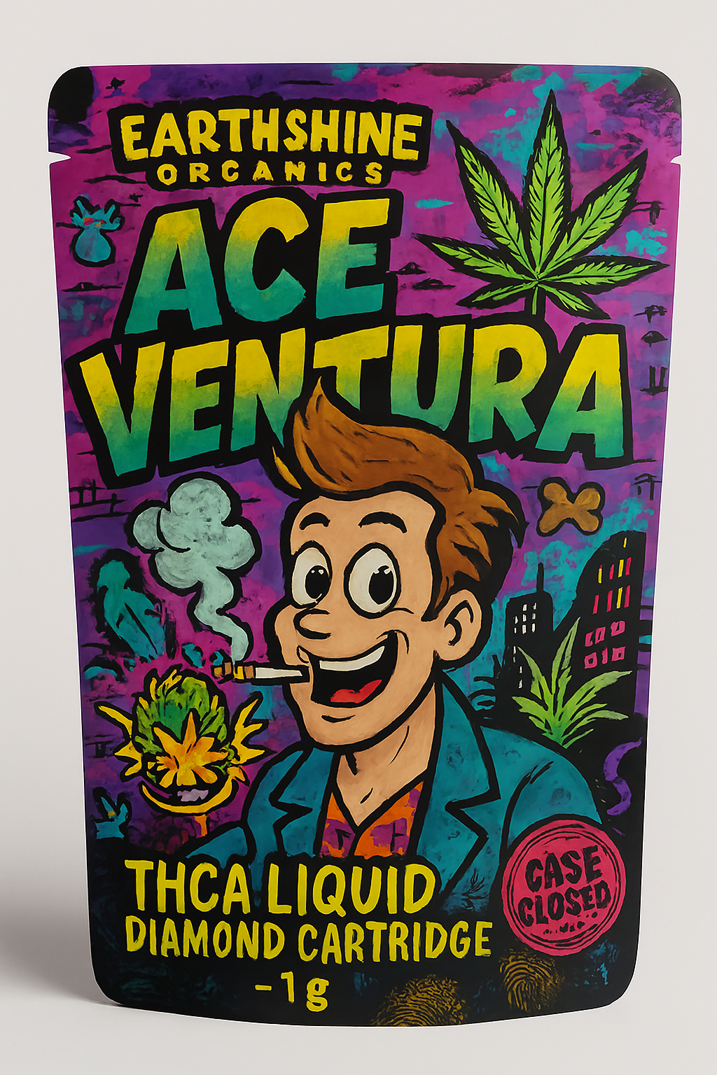 Earthshine Organics THCa Liquid Diamond Cartridge - Ace Ventura (1g)