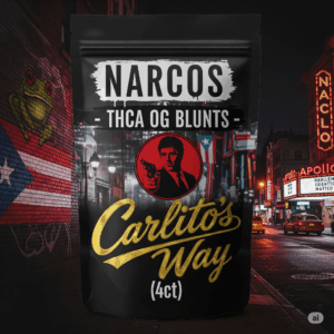Narcos THCA OG Blunts - Carlito's Way (4ct)