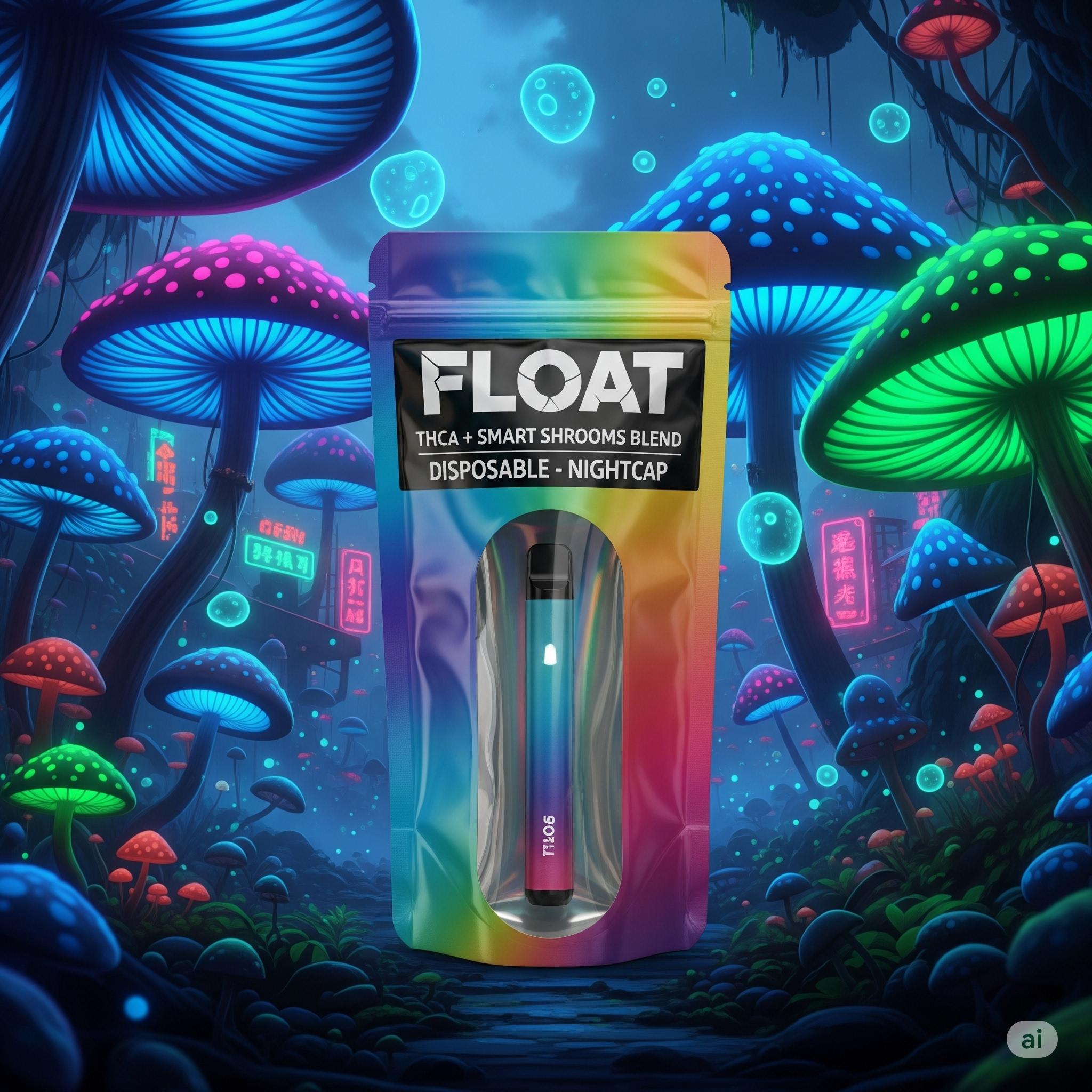 Float Smart Shroom Blend Disposable - Nightcap - Image 3