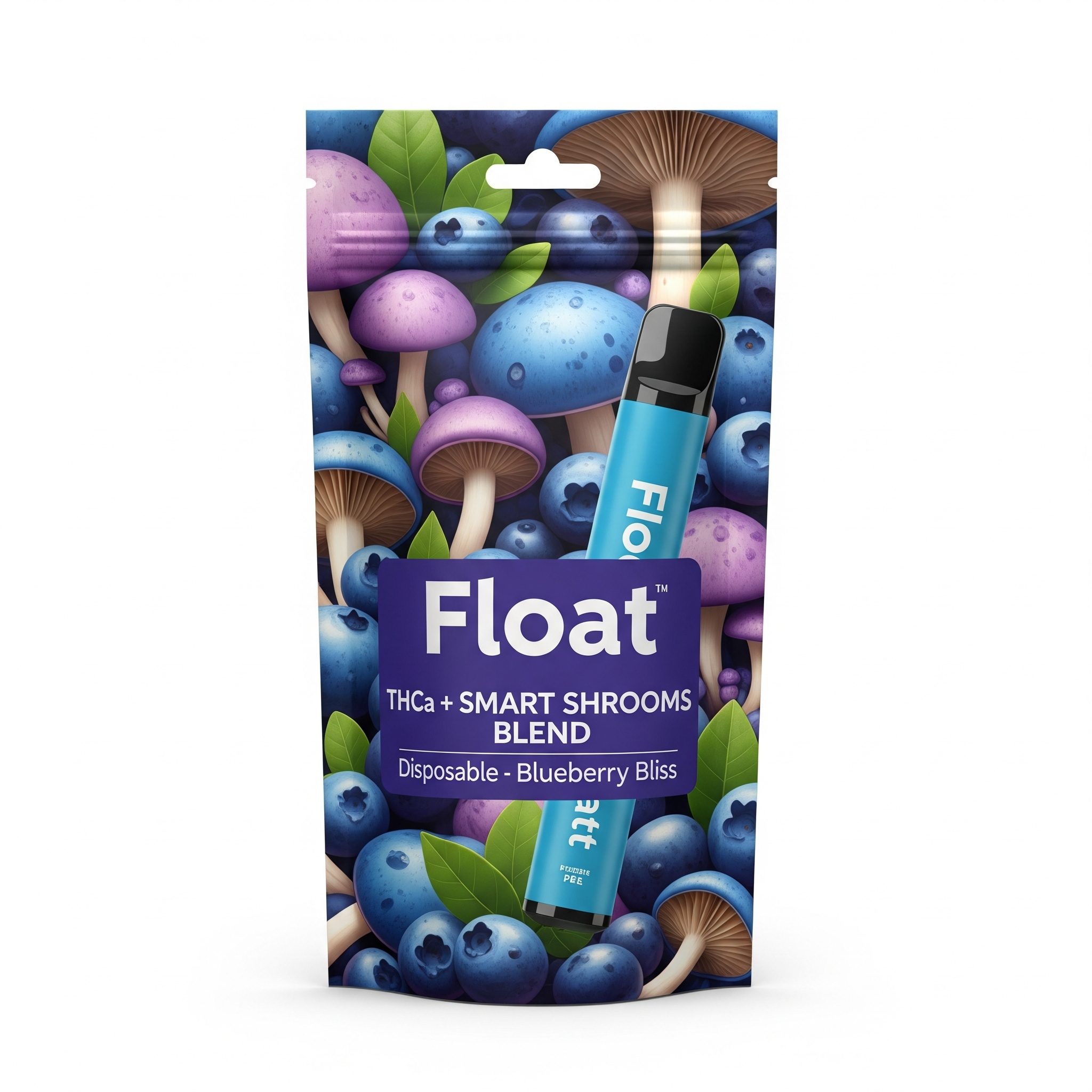 Float Smart Shroom Blend Disposable - Blueberry Bliss 🫐 - Image 2