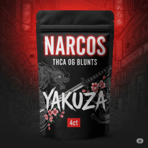 Narcos THCA OG Blunts - Yakuza (4ct)