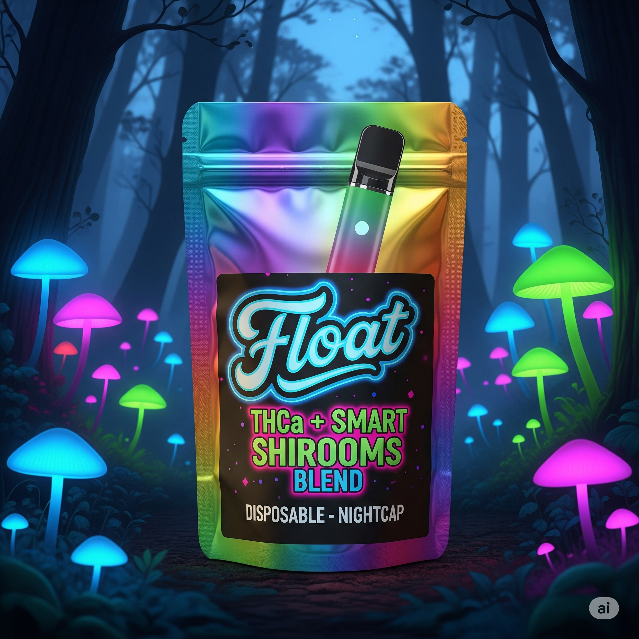 Float Smart Shroom Blend Disposable - Nightcap - Image 2