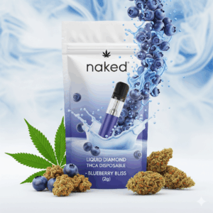 naked Liquid Diamond THCa Disposable - Blueberry Bliss 🫐 (2g)