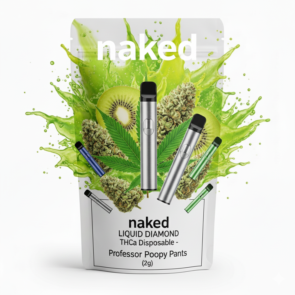 naked Liquid Diamond THCa Disposable - Professor Poopy Pants (2g)