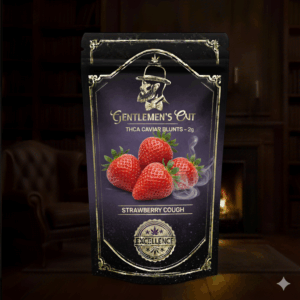 Gentlemen's Cut THCA Caviar Blunt - Strawberry Cough 🍓 (2g)