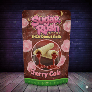 Sugar Rush THCa Donut Rolls - Cherry Cola (2ct)