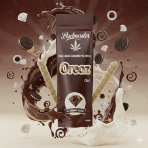 Budmaster THCA Liquid Diamond Pre-Rolls - Oreoz (2pk)