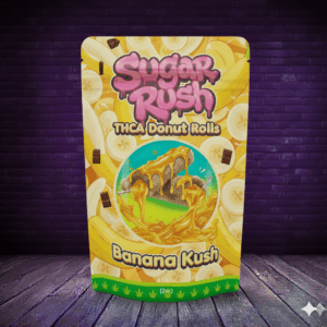 Sugar Rush THCa Donut Rolls - Banana Kush (2ct)