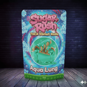 Sugar Rush THCa Donut Rolls - Aqua Lung (2ct)