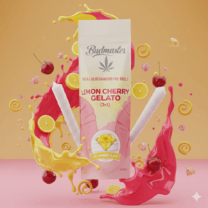 Budmaster THCA Liquid Diamond Pre-Rolls - Lemon Cherry Gelato (2pk)