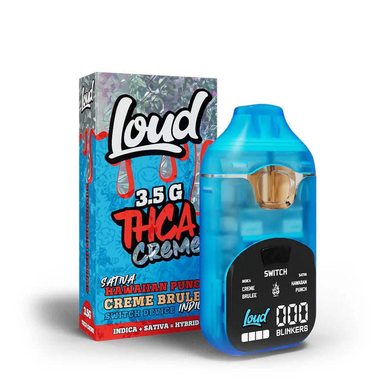 Loud THCa Creme Switch Disposable 3.5 Gram - Blueberry Blast (Sativa) / Lucky (Indica) - Image 4