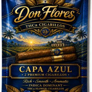 Don Flores Premium THCa Cigarillos - Capa Azul (2pk)