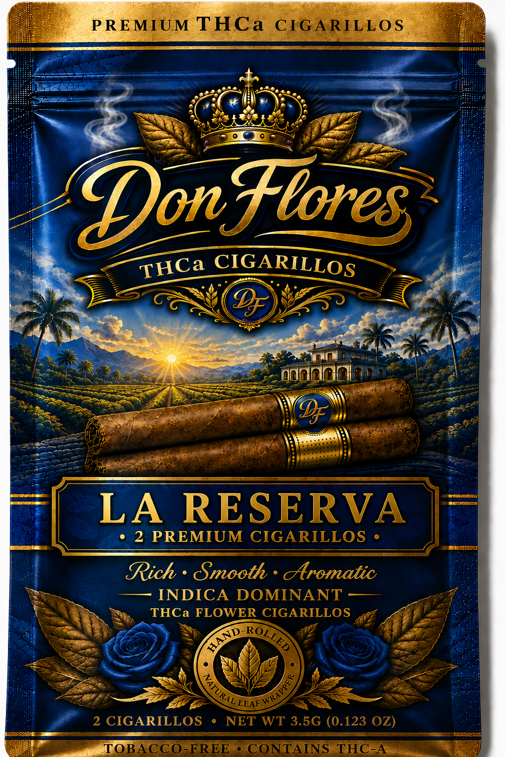Don Flores Premium THCa Cigarillos – La Reserva (2pk)