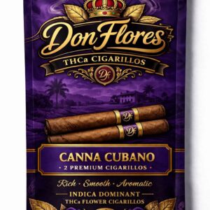 Don Flores Premium THCa Cigarillos - Canna Cubano (2pk)