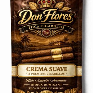 Don Flores Premium THCa Cigarillos - Crema Suave (2pk)