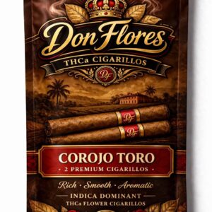 Don Flores Premium THCa Cigarillos - Corojo Toro (2pk)