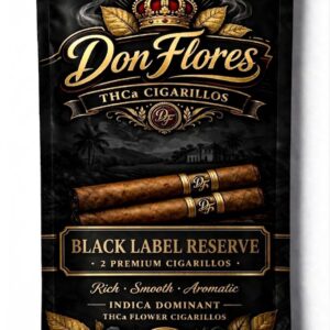 Don Flores Premium THCa Cigarillos - Black Label Reserve (2pk)